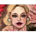 Portrait of a Woman in a Pink Blouse – Original Oil Painting